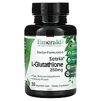 Emerald Laboratories, Setria L-глутатіон, 250 мг, 30 рослинних капсул оригінал