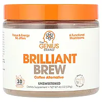 The Genius Brand, Brilliant Brew, альтернативна кава, несолодка, 129 г (4,6 унції)