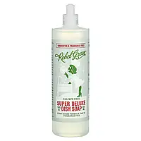 Rebel Green, Super Deluxe Dish Soap, без запаху, 473 мл (16 рідк. унц.)