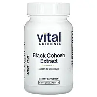 Vital Nutrients, екстракт чорного кота, 250 мг, 60 веганських капсул