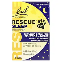 Bach, Rescue® Pet, піпетка для сну, 10 мл (0,35 рідк. унці.)