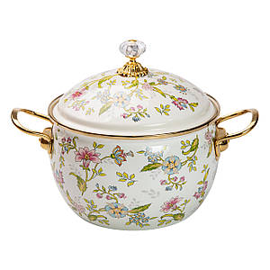 Емальована каструля на 4 л у вінтажному стилі