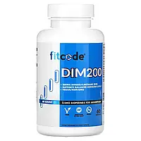 FITCODE, DIM200, диіндолілметан (DIM), 200 мг, 60 рослинних капсул Дніпр Дніпро
