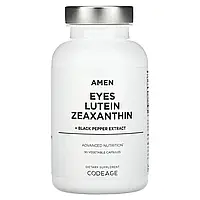 Codeage, Amen, Eyes, лютеїн, зеаксантин і екстракт чорного перцю, 90 рослинних капсул Дніпр Дніпро