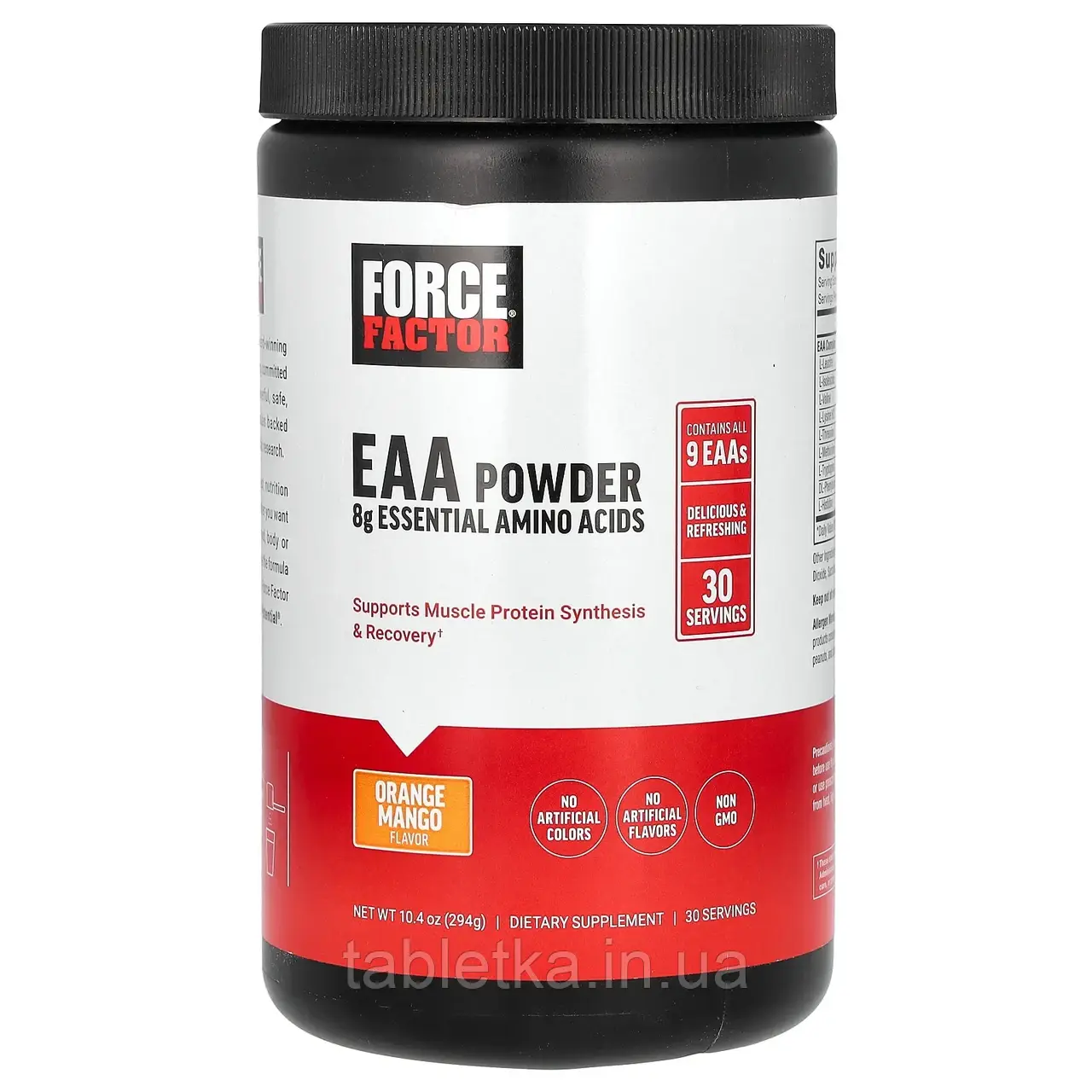 Force Factor, EAA в порошку, зі смаком апельсина та манго, 294 г (10,4 унції)