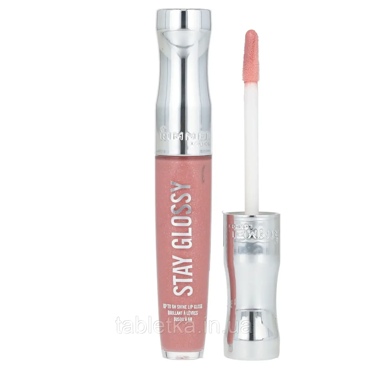 Rimmel London, Stay Glossy, блиск для губ, 130 Blushing Belgraves, 5,5 мл (0,18 рідк. унці.)