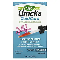 Nature's Way, Umcka ColdCare, 99.9% Alcohol-Free Drops, 2 fl oz (59 ml), Київ
