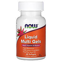 NOW Foods, Рідкі мультигелі, 60 м'яких таблеток Дніпр Дніпро