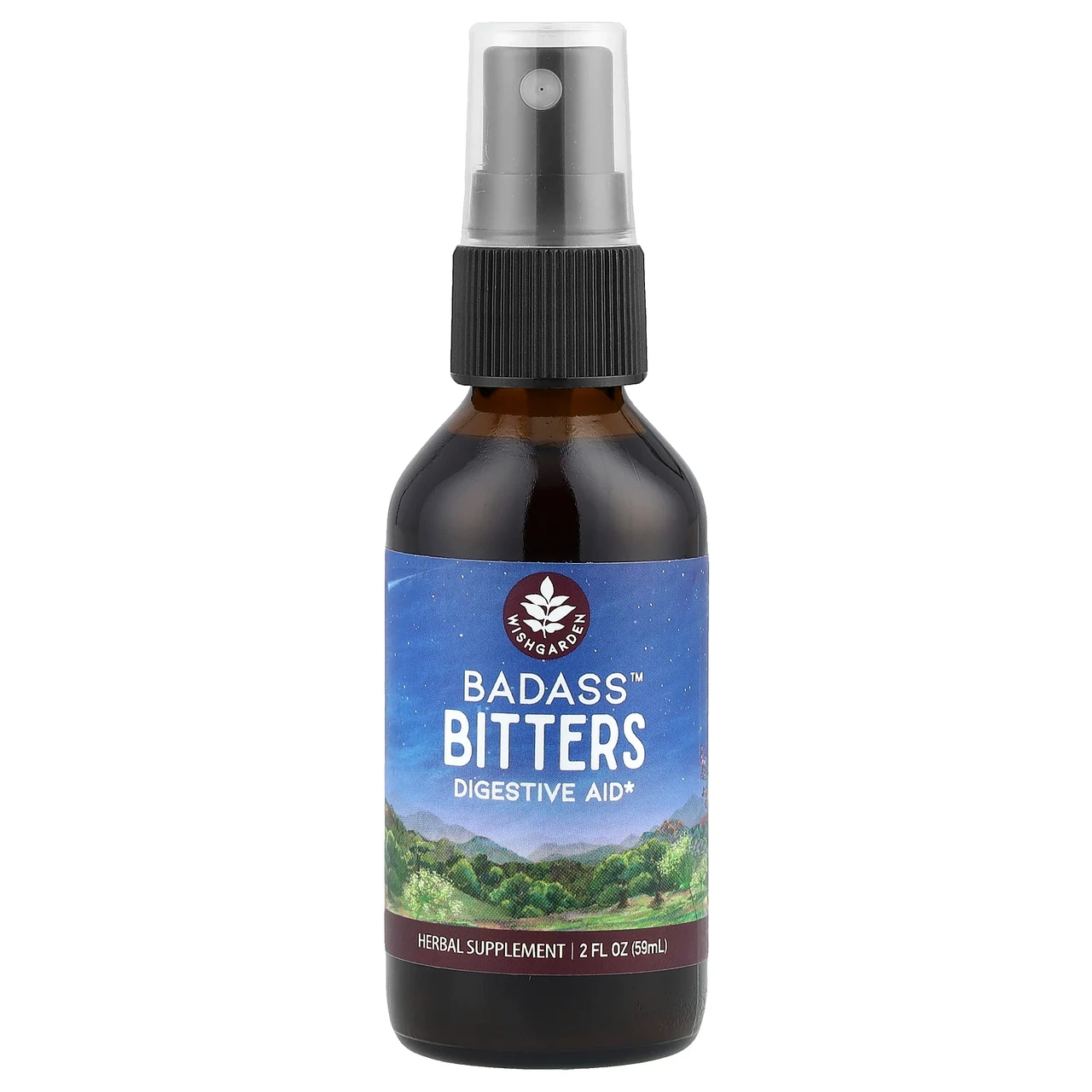 WishGarden Herbs, Badass Bitters, чудовий аперитив, 59 мл (2 рідк. Унції), Київ, фото 1