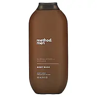Method, для чоловіків, гель для душу, сандал і ветивер, 532 мл (18 рідк. унці.) оригінал