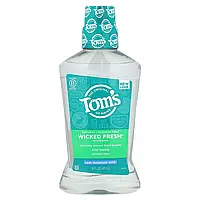 Tom's of Maine, Wicked Fresh! Рідина для полоскання рота, прохолодна гірська м'ята, 473 мл (16 рідк. Унций)