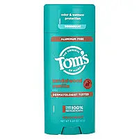 Tom's of Maine, дезодорант без алюмінію, сандалове дерево та ваніль, 92 г (3,25 унції)