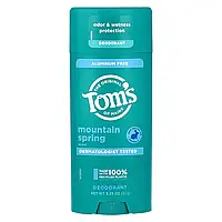 Tom's of Maine, дезодорант без алюмінію, гірський джерельник, 92 г (3,25 унції)