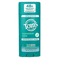 Tom's of Maine, надефективний антиперспірант, огірок і алое, 92 г (3,25 унції)