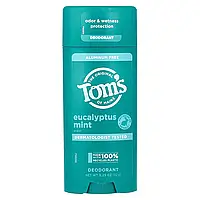 Tom's of Maine, дезодорант без алюмінію, евкаліпт і м'ята, 92 г (3,25 унції)