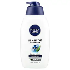 Nivea, Гель для душу для чутливої шкіри з екстрактом бамбука, 887 мл (30 рідк. Унций), Київ