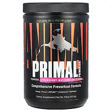 Universal Nutrition, Animal Primal Powder, Preworkout, Strawberry Watermelon, 17.9 oz (507.5 g), Київ