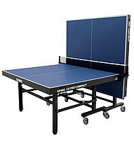 Складаний тенісний стіл для приміщень Gewo CS Pro Compact ITTF Blue Синій, фото 5