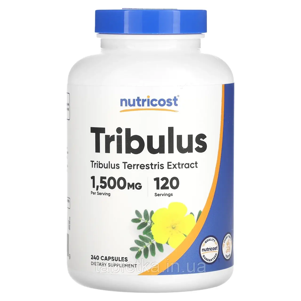 Nutricost, Tribulus, 750 mg, 240 Capsules Дніпр