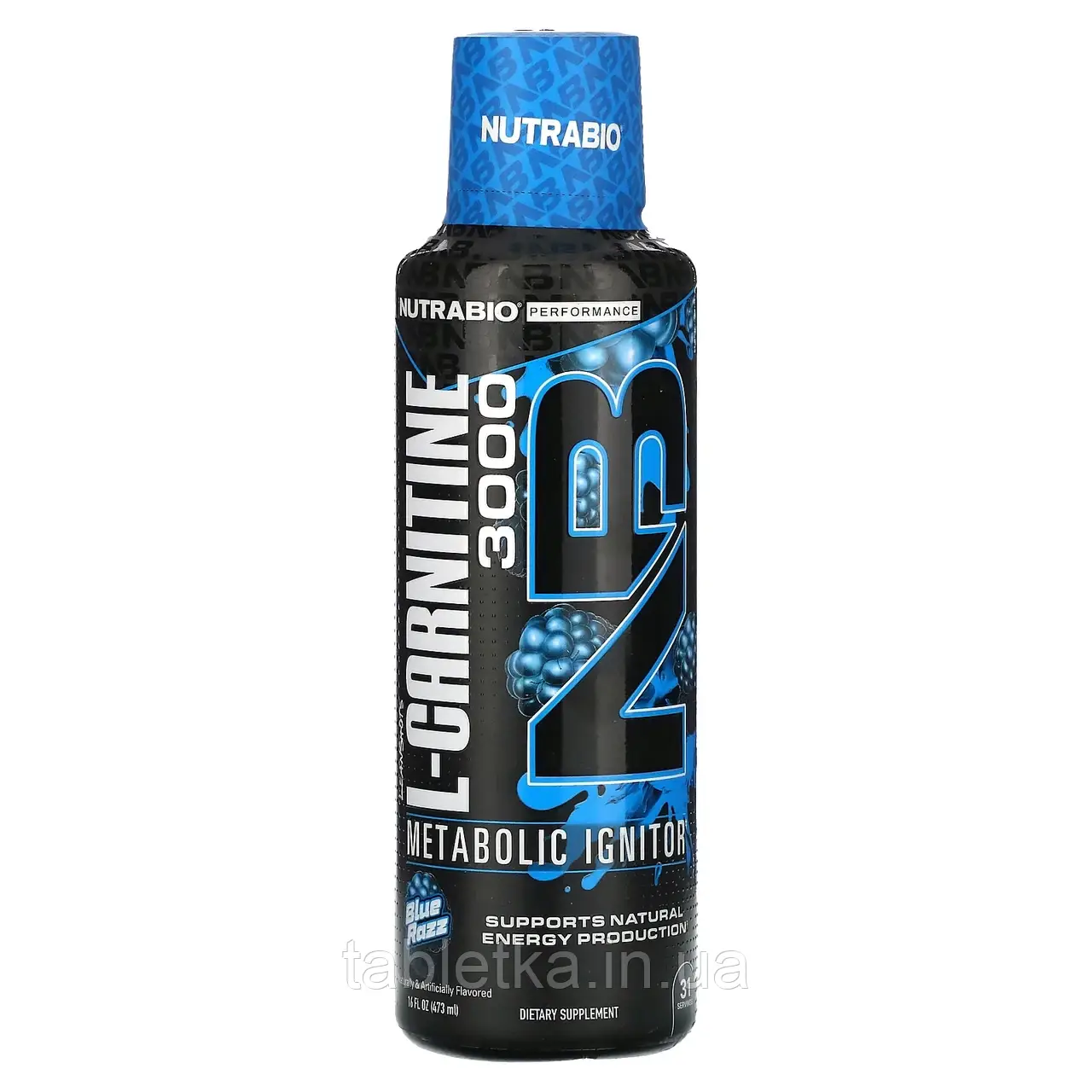 NutraBio, LeanShots, L-карнітин 3000, блакитна троянда, 473 мл (16 рідк. унц.)