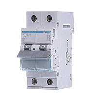 Автоматичний вимикач HAGER двополюсний 2P 25А C, MCN225, Хагер модульний автомат для щитів і боксів