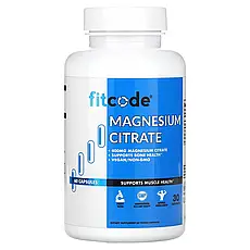 FITCODE, Цитрат магнію, 400 мг, 60 рослинних капсул, Київ