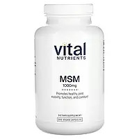 Vital Nutrients, МСМ, 1000 мг, 240 веганських капсул Дніпро