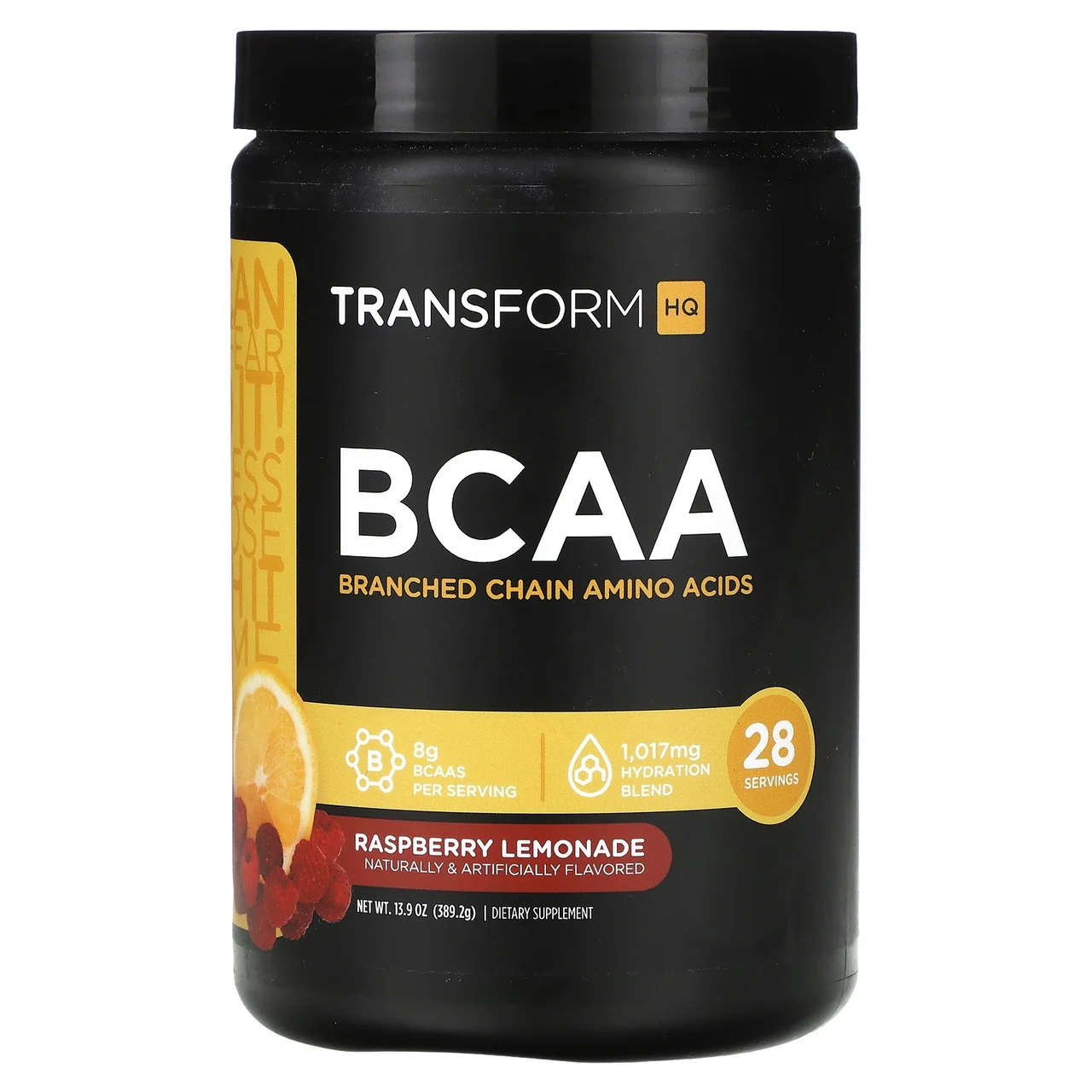 TransformHQ, BCAA, малиновий лимонад, 389,2 г (13,9 унції), Київ