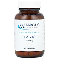 Metabolic Maintenance, коензимQ10, 200 мг, 60 капсул Дніпро