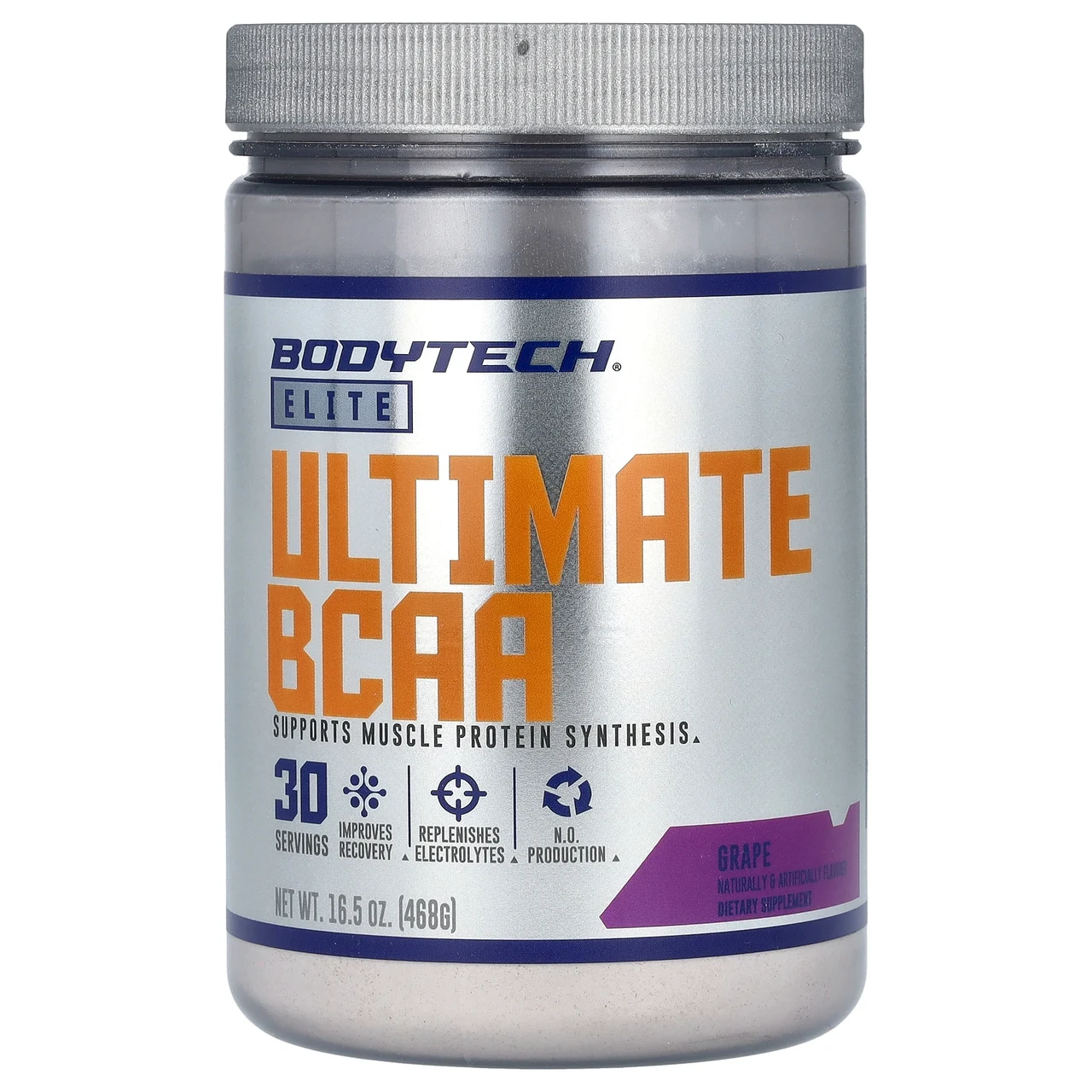 BodyTech, Elite, Ultimate BCAA, зі смаком винограду, 468 г (16,5 унції), Київ, фото 1