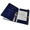Папка для Особова Справа Нацгвардія України 20мм із бумвінілу з тисненням "під золото" А4 з клапанами на зав'язках, фото 5