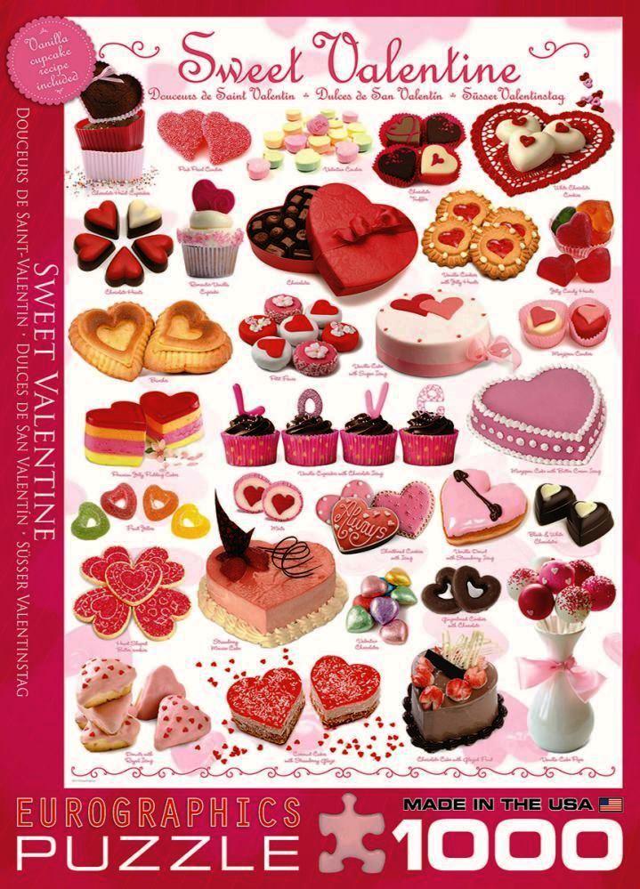 Пазли 1000 елементів Валентинки Eurographics 6000-0431