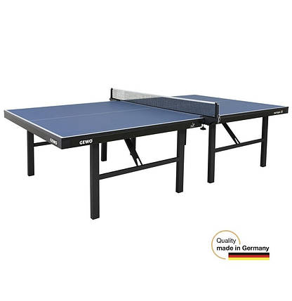 Тенісний складаний стіл для закритих приміщень Gewo Europa 25 ITTF Blue, фото 3