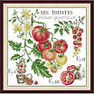 Набір для вишивання за нанесеною на канву схемою “Tomatoes 3”. AIDA 14CT printed , 36*36см., фото 6