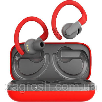 Promo Ціна! Навушники Canyon OnRun 11 Sport TWS Red/Grey (CNS-TWS11R) - тільки на ZaGrosh.com.ua, фото 1