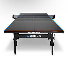 Складаний тенісний стіл вуличний всепогодний Joola Outdoor Grey професійний Сірий, фото 4