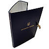 Папка Особова Справа 20мм із бумвінілу з тисненням "під золото" А4 без клапанів на зав'язках, фото 3
