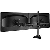 Настільне кріплення для двох моніторів до 35" серія Pro VESA 75x75,100x100 з USB-концентратором