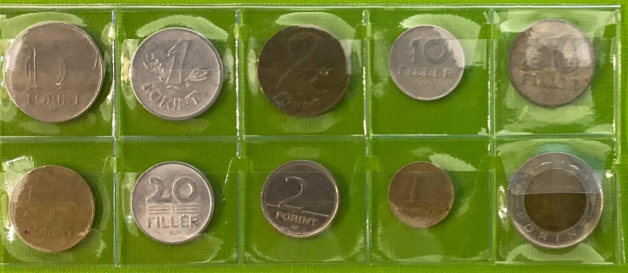 Набір монет Угорщині — 10 шт., фото 1
