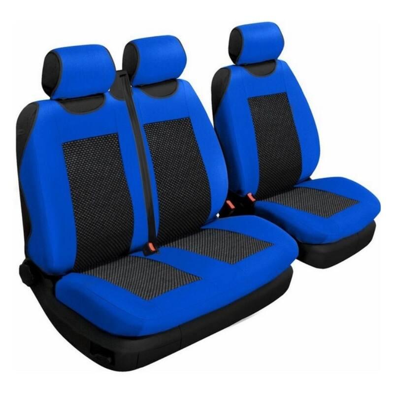 Чохли на сидіння авто універсальні Beltex Comfort 2+1 тип В сині без підголівників (BX54410)
