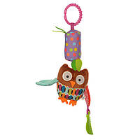 Підвіска для візка "Сова" Limotoy SKK-016 з плюшевими тваринами та прорізувачем, 10x17x6 см
