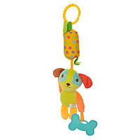 Підвіска для візка "Собачка" Limotoy SKK-016 з плюшевими тваринами та прорізувачем, 10x17x6 см