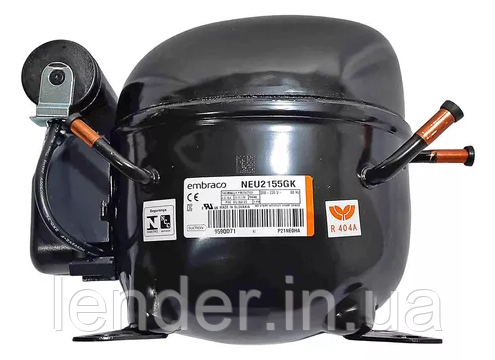 Компресор холодильника Embraco NEU2155GK (R-404a), фото 1