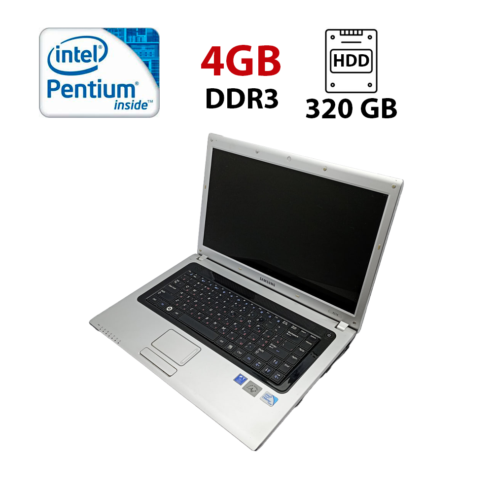 Ноутбук Samsung R518/ 15.6" (1366x768)/ Pentium T4300/ 4 GB RAM/ 320 GB HDD/ HD