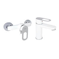 Набір змішувачів Latwa 001 + Latwa 010 White