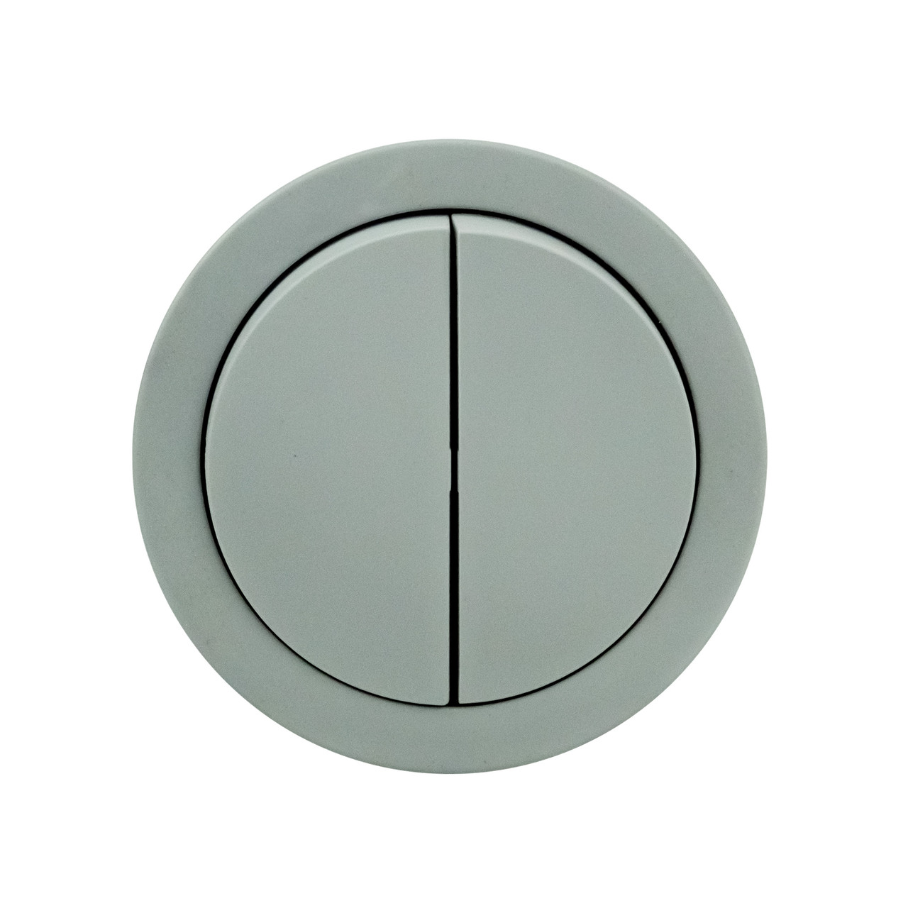 Вимикач 2-клавішний накладний сірий xOne