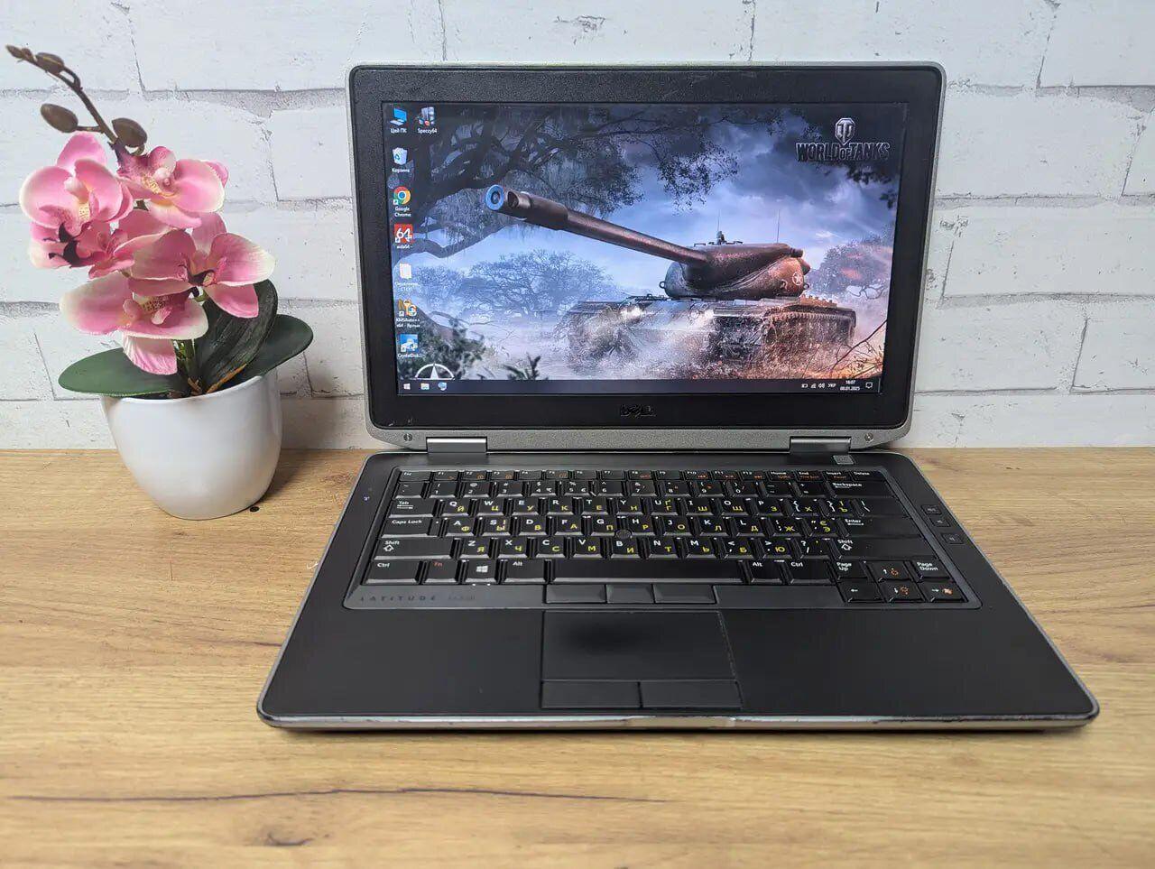 Б/в Ноутбук Б-клас Dell Latitude E6320 13.3" 1366x768| Core i5-2520M| 8 GB RAM| 128 GB SSD| HD 3000