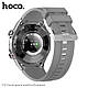 Смарт-годинник Smart Watch HOCO Y16 Smart sports watch call version для Android, iPhone розумний годинник, сірий, фото 3