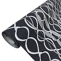 Шпалери вінілові 10,05 × 1,06 м Marburg 58931, чорні для спальні, вітальні, кухні, коридору, ванної кімнати