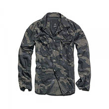 Brandit Рубашка Brandit Slimfit Shirt DARKCAMO (S)